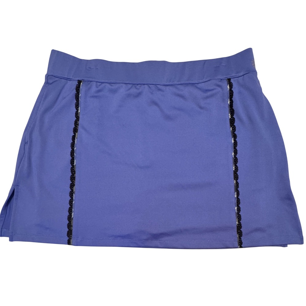 IZOD Golf Skort Womens Large Blue Athletic Activewear Mini Skirt Preppy‎ Shorts